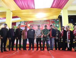 KAPOLRES BINJAI BESERTA FORKOPIMDA SALURKAN LOGISTIK KE POS PAM / YAN