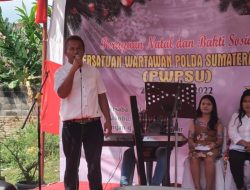 Meriah!….Persatuan Wartawan Polda Sumatera Utara PWPSU Bakti Sosial Dalam Menyambut Natal Dan Tahun Baru 2023