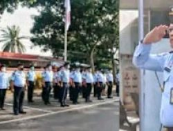Apel Perdana Di Awal Tahun 2023 Dipimpin Langsung Ka.Rutan Kelas 1 Medan Nimrot Sihotang, A.Md.IP.SH.MH