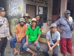 Bhabinkamtibmas Polsek Pkl Berandan BRIPKA WILHADI Sosialisasikan No Pelayanan Pengaduan Polres Langkat