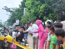 Polres Binjai Beserta Bhayangkari Berbagi Takjil di Bulan Suci Ramadhan 1444 H