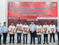 Rutan Kelas I Medan Kanwil Kumham Sumut Berikan Remisi kepada 11 Orang Warga Binaan yang Beragama Hindu