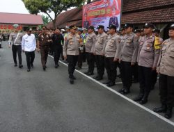 Polres Binjai Bersama Instansi Terkait Laksanakan Apel Gelar Pasukan Ops Keselamatan Toba-2023
