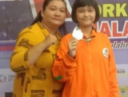 Putri Dari Personil Polsek Medan Timur Bripka David Sitanggang Berhasil Membawa Pulang Perak Pada Kejuaraan Karate Forki