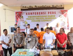 Mantap Polres Langkat Berhasil Menyita Barang Bukti Narkotika Jenis sabu Dan Dua Orang Tersangka.