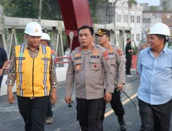 Kapolda Sumut Irjen Pol.Drs.R.Z.Panca Putra S.M.Si Giat kunker Ops Ketupat Toba 2023 Wilkum Polres Langkat