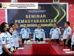 Hari Ke -59 Bakti Pemasyarakatan Rutan Kls 1 Medan Sumut Ikuti Simposium Nasional