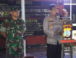 SINERGITAS TNI-POLRI (POLRES BINJAI DAN KODIM 0203/LKT) LAKSANAKAN PATROLI CIPTA SITUASI YANG KONDUSIF DI WILAYAH KOTA BINJAI