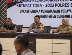 Rakor Lintas Sektor Bahas Pelaksanaan Ops Kepolisian Terpusat Toba 2023 Polres Sergai