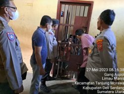 Polsek Tanjung Morawa Rutin Pemeriksaan Keadaan Tahanan