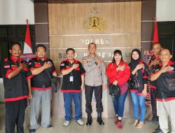 Terima Audiensi ORMAS Perkumpulan Pedang keadilan dan Perjuangan, Kapolres Sergai : Kamtibmas Harus Dijaga Bersama