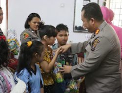 Kapolres Langkat Silaturahmi Terhadap Anak Difable Di SDLB Negeri 057704 Stabat