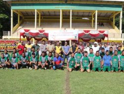 Polres Langkat Laksanakan Open Turnamen Sepak Bola Piala Sinergitas TNI – POLRI dan Unsur Forkopimda Langkat Tahun 2023