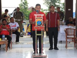 PEMBUKAAN TURNAMEN SEPAK BOLA, FUTSAL, TENIS DAN VOLLY DALAM RANGKA HARI BHAYANGKARA KE-77