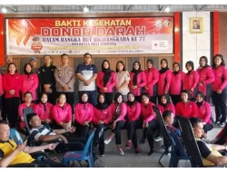 HUT Bhayangkara ke-77, Polresta Deli Serdang Gelar Donor Darah
