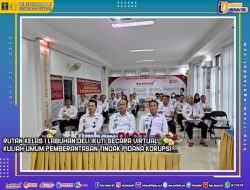 Rutan Kelas I Labuhan Deli Ikuti Secara Virtual Kuliah Umum Pemberantasan Tindak Pidana Korupsi