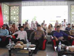 Polres Langkat mengikuti Zoom Meeting Doa Bersama Lintas AgamaTanahmelayu