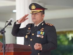 Kapolres Langkat AKBP Faisal Rahmad Husein Simatupang Memimpin Upacara Peringatan HUT Bhayangkara Polri Ke-77 Tahun 2023