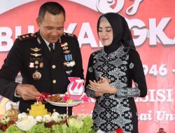 Polres Mandailing Natal melaksanakan tasyakuran HUT ke-77 Bhayangkara 2023 Dengan Mengusung Tema “ Polri Presisi Untuk Negeri, Pemilu Untuk Indonesia Maju”