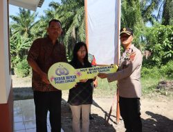 Peresmian Bedah Rumah Dalam Rangka HUT Bhayangkara Ke-77, Polres Langkat