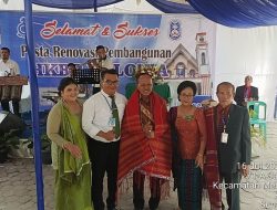 Kombes (Purn) Dr Maruli Siahaan SH MH, Hadiri Pesta Pembangunan/ Renovasi Gereja HKBP Polonia Medan