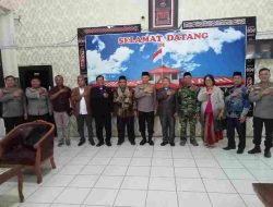 Polres Dairi Bersama dengan Tokoh Agama Ikuti Doa Bersama Lintas Agama