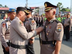 Kapolresta Deli Serdang Pimpin Sertijab Kabag SDM