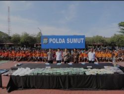 Kapolda Sumut Irjen Pol Agung Melaporkan Penurunan Kejahatan Narkotika 9,5% Dalam Waktu Singkat