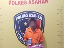 Unit JATANRAS Polres Asahan Berhasil Mengamankan Seorang Pria Jual Togel