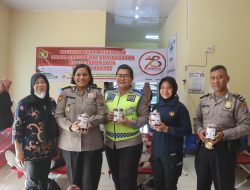 Jelang HUT Bhayangkara Ke 78, Polres Langkat Gelar Bhakti Sosial Donor Darah