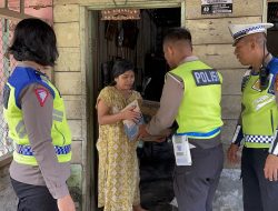 Satlantas Polres Serdang Bedagai  Menggelar Kegiatan bakti sosial