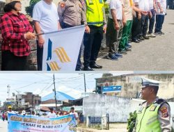 Personil Polres Tanah Karo Amankan Hari Anti Narkoba 