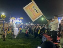 Pawai Obor ‘Wagirin Arman’ Semarakkan Malam Idul Adha di Hamparan Perak