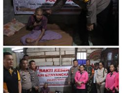 Dalam Rangka HUT Bhayangkara Ke 78, Polres Simalungun Kunjungan Rumah Masyarakat Penyandang Disabilitas