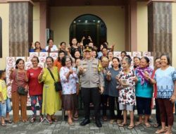 Kapolres Pelabuhan Belawan, AKBP Janton Silaban, SH., SIK., MKP Gelar  Kegiatan bakti sosial bertempat di Gereja GBKP Belawan