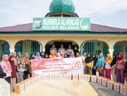 Menjelang HUT Bhayangkara Ke-78 Polres Pelabuhan Belawan Gelae Bakti Sosial San Bakti Religi  Medan Belawan