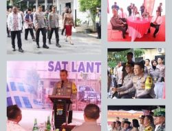 Kapolda Sumut Letakkan Batu Pertama Rehabilitasi Gedung Satlantas Polres Serdang Bedagai