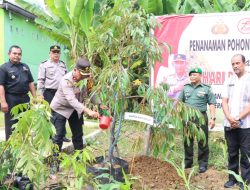 Menyambut Hari Bhayangkara Ke-78 Polres Binjai Melaksanakan Kegiatan Penanaman Pohon dan Ketahanan Pangan