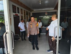 Jalin Silaturahmi kapolres Binjai Berbincang Bincang Dengan KPU Binjai