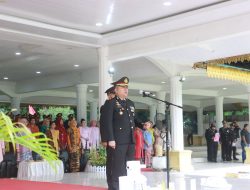 Kapolres Langkat Pimpin Upacara HUT Bhayangkara ke-78 Tahun 2024