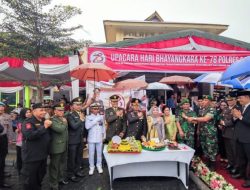 Polres Batu Bara Melaksanakan Upacara Dalam Rangka HUT Bhayangkara Ke – 78 Tema “Polri Presisi Mendukung Percepatan Transpormasi Ekonomi Yang Inklusif Dan Berkelanjutan Menuju Indonesia Emas,