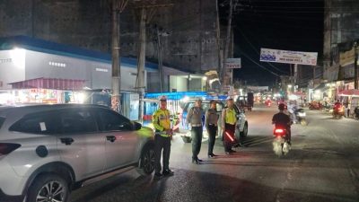 Kasat Lantas Polres Batu Bara AKP Hotlan W. Siahaan Pimpin Pelaksanaan Patroli Antisipasi Geng Motor , Balap Liar Dan Curanmor