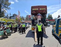 Ops Patuh Toba 2024 H+2, Sat Lantas Polres Tanah Karo Tindak Belasan Pelanggar