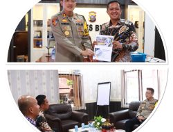 Kapolres Binjai Sambut Kunjungan Silahturahmi Ka BNN Kota Binjai
