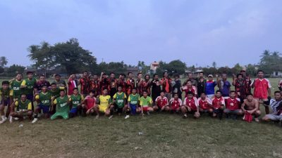Dalam menyambut HUT RI KE 79, PAC Pemuda Pancasila Pancur Batu Mengadakan Pertandingan Sepak Bola Antar Desa Se kecamatan Pancur Batu