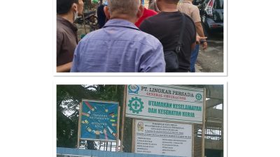 Gawattt… Security PT Lingkar Persada Usir Wartawan Ketika Dikonfirmasi Soal Proyek Stadion Teladan…. Ada apa ????