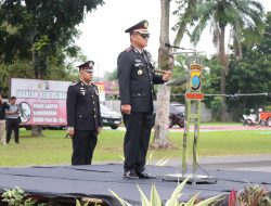 KAPOLRES BINJAI SEBAGAI IRUP UPACARA HARI BHAYANGKARA KE-78 TAHUN 2024