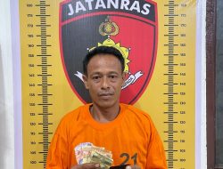 Polres Serdang Bedagai Berhasil Mengamankan Seorang Pria Pelaku Judi jenis KIM, di Dusun I, Desa Kuala Bali