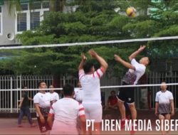 Pertandingan Voli Antar Regu Pengamanan di Rutan Kelas I Medan Meriahkan HUT RI dan HUT Pengayoman ke-79