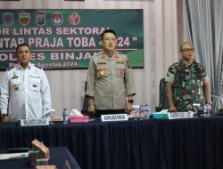 Polres Binjai Laksanakan Rapat Koordinasi Lintas Sektoral Operasi Mantap Praja Toba-2024